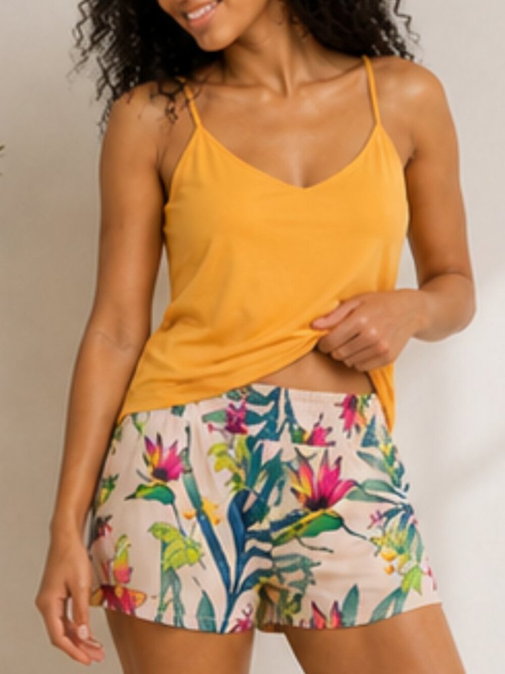NWT Soma Modal V-Neck Cami & Shorts Pajama Set - Picture 7 of 9